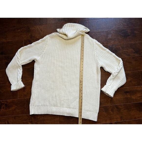 Gap White cable Knit Casual Minimalist sweater size XL - Picture 5 of 6